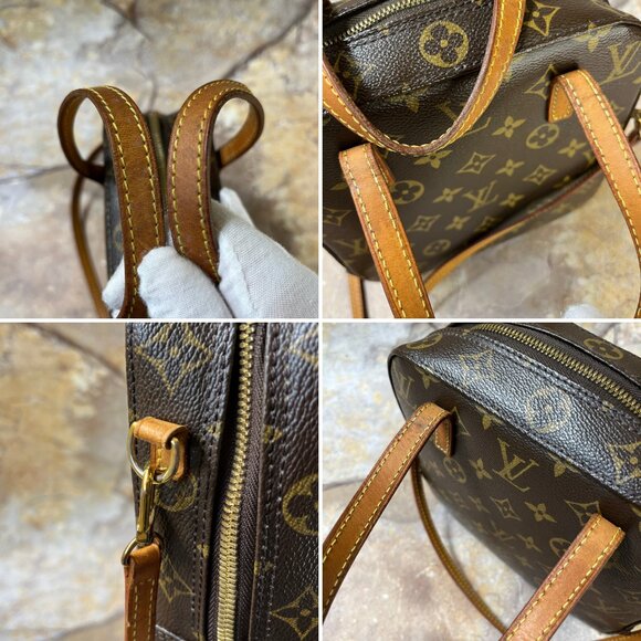 Louis Vuitton Spontini Crossbody Monogram Handbag 2 Way Canvas Shoulder Bag - Picture 8 of 15